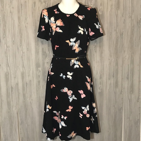 oasis belted midi dress